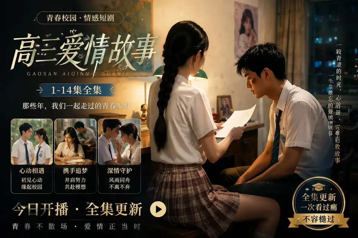 黄果魔改AI短剧《高三爱情故事》全集高清在线观看-免费资源蓝光修复中字版